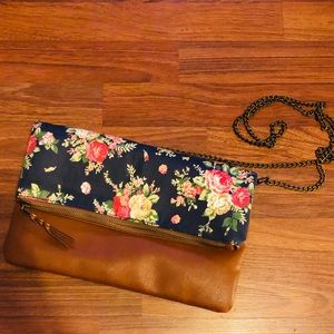 [Boho] floral crossbody purse